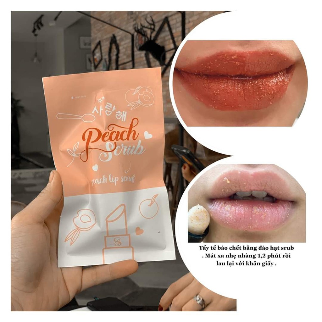 Son Tẩy Tế Bào Chết Môi Đào Crub - 4 in 1 ( TTBC Babesexy ) | BigBuy360 - bigbuy360.vn