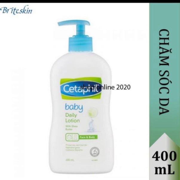 F123 Sữa dưỡng thể toàn thân Cetaphil baby 400ml F123