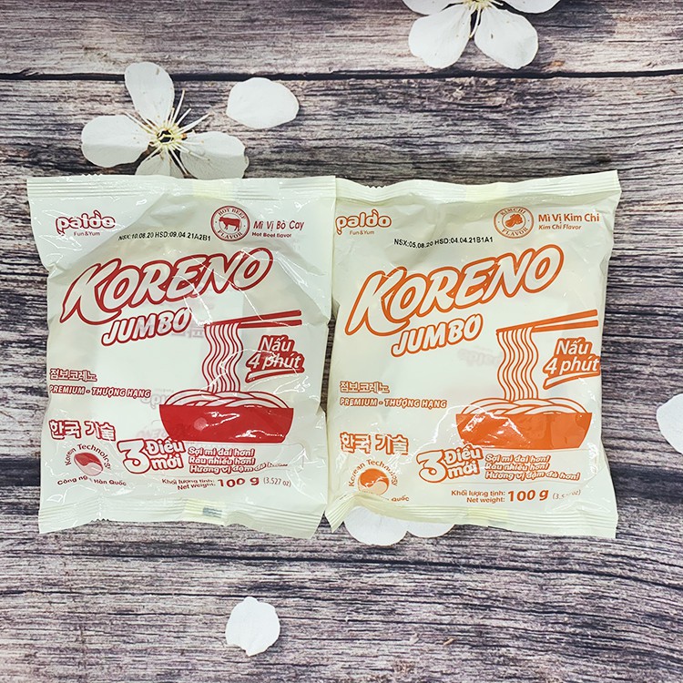 Mì koreno Paldo Jumbo Hàn quốc gói 100g
