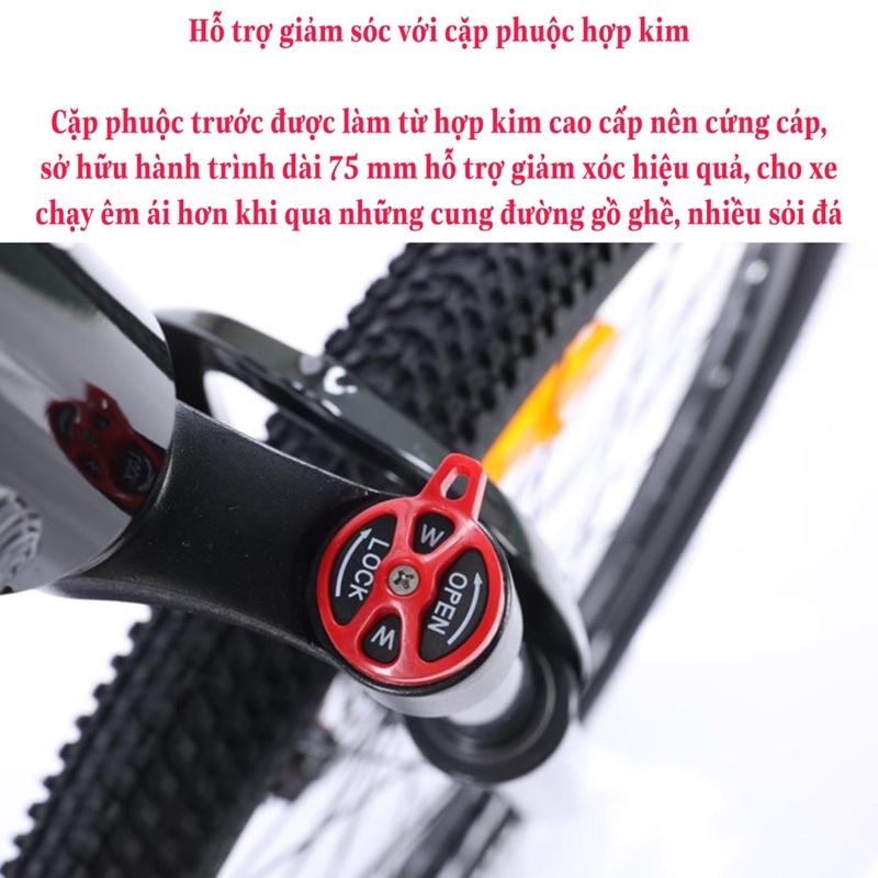 Xe đạp thể thao địa hình California 370cc Khung Nhôm Vành 27.5 mới 2022