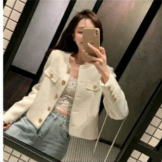 Áo khoác nữ dáng ngắn 2 lớp chất liệu dạ hàn cao cấp