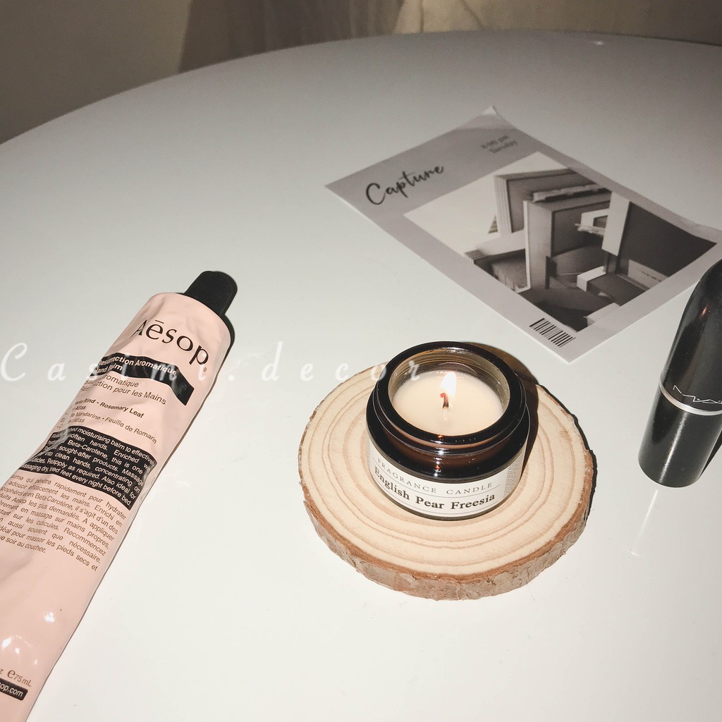 [FOLLOW NHẬN MÃ] Nến thơm mini 15g Fragrance Candle trang trí bàn học vintage phong cách Hàn Quốc Casimi Decor