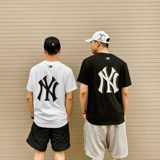Áo thun mlb basic 2021 back big logo short sleeve t-shirt new york yankees