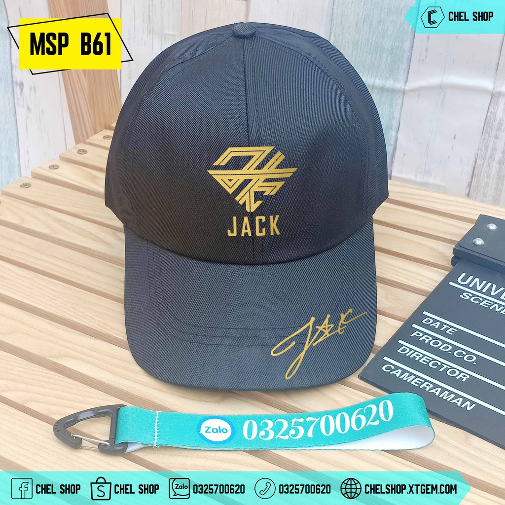 Combo Mũ nón &amp; Áo thun cao cấp logo Kim cương Jack [TẶNG THẺ CHỮ KÝ]