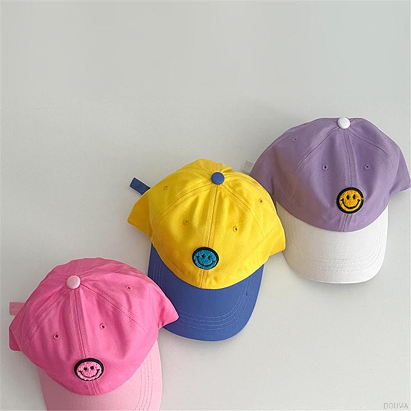 Mũ lưỡi trai có mặt cười thời trang xinh xắn cho các bé