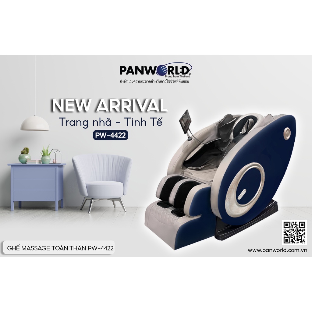 Ghế massage cao cấp Panworld PW-4422 thương hiệu Thái Lan BH 3 năm