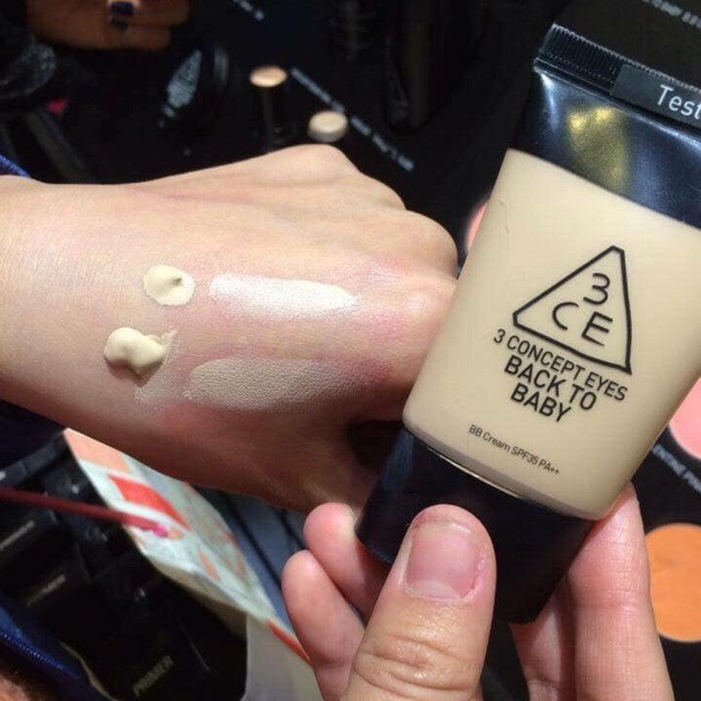 Kem Nền - BB Cream 3CE Back To Baby SPF35+++ 30ml