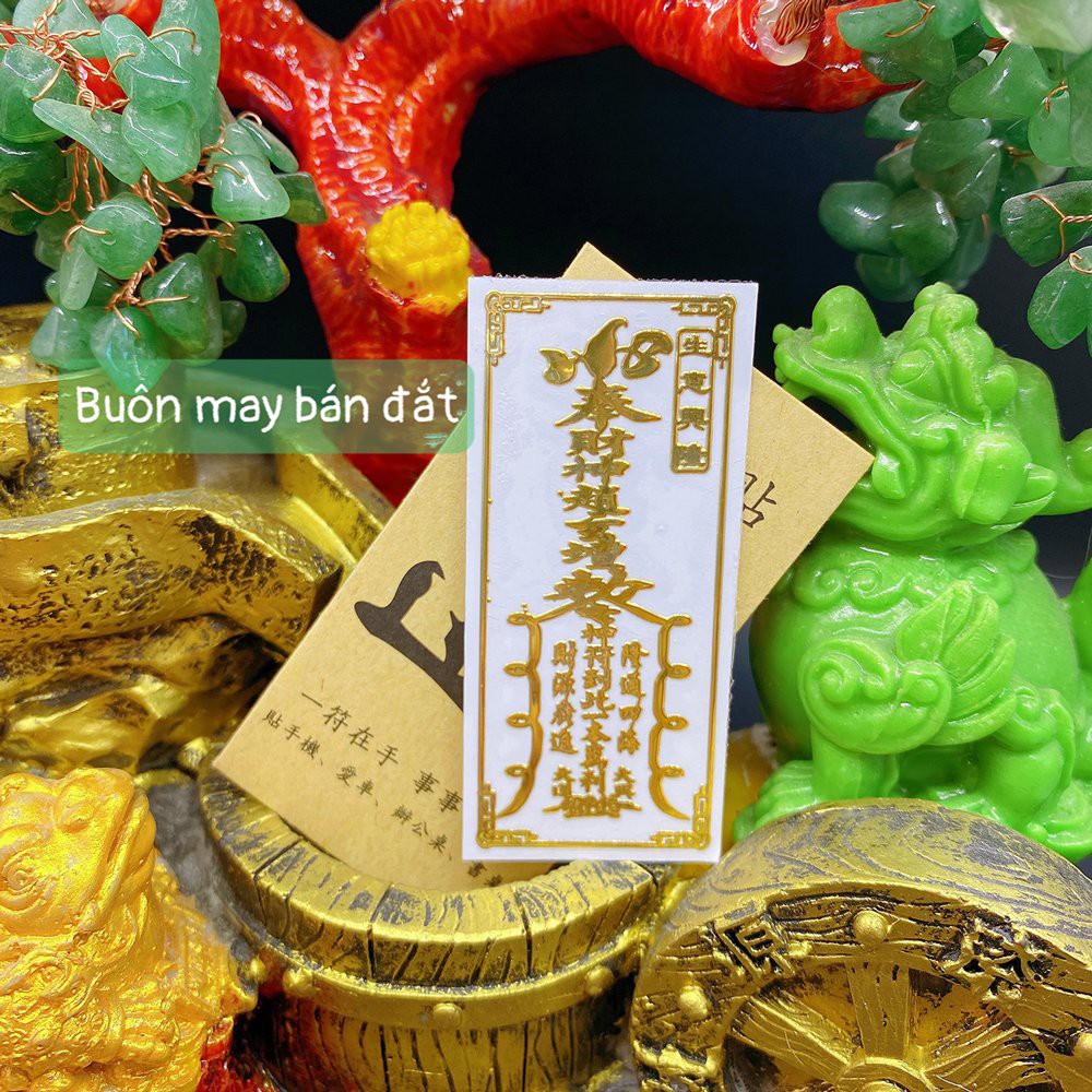 Miếng dán buôn may bán đắt linh phù linh phù dán điện thoại, máy tính bảng, máy tính ...
