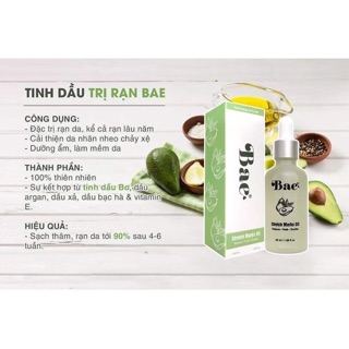 TINH DẦU Trị rạn da sau sinh  bae 50ml