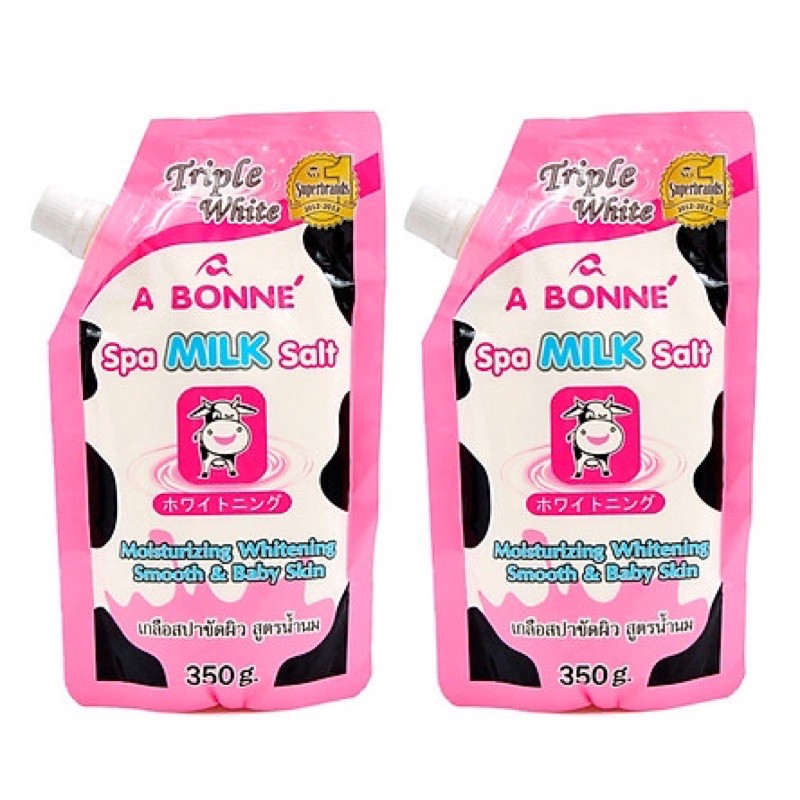 Muối Tắm Tẩy Tế Bào Chết Chiết Xuất Sữa Bò A Bonne Spa Milk Salt 350g