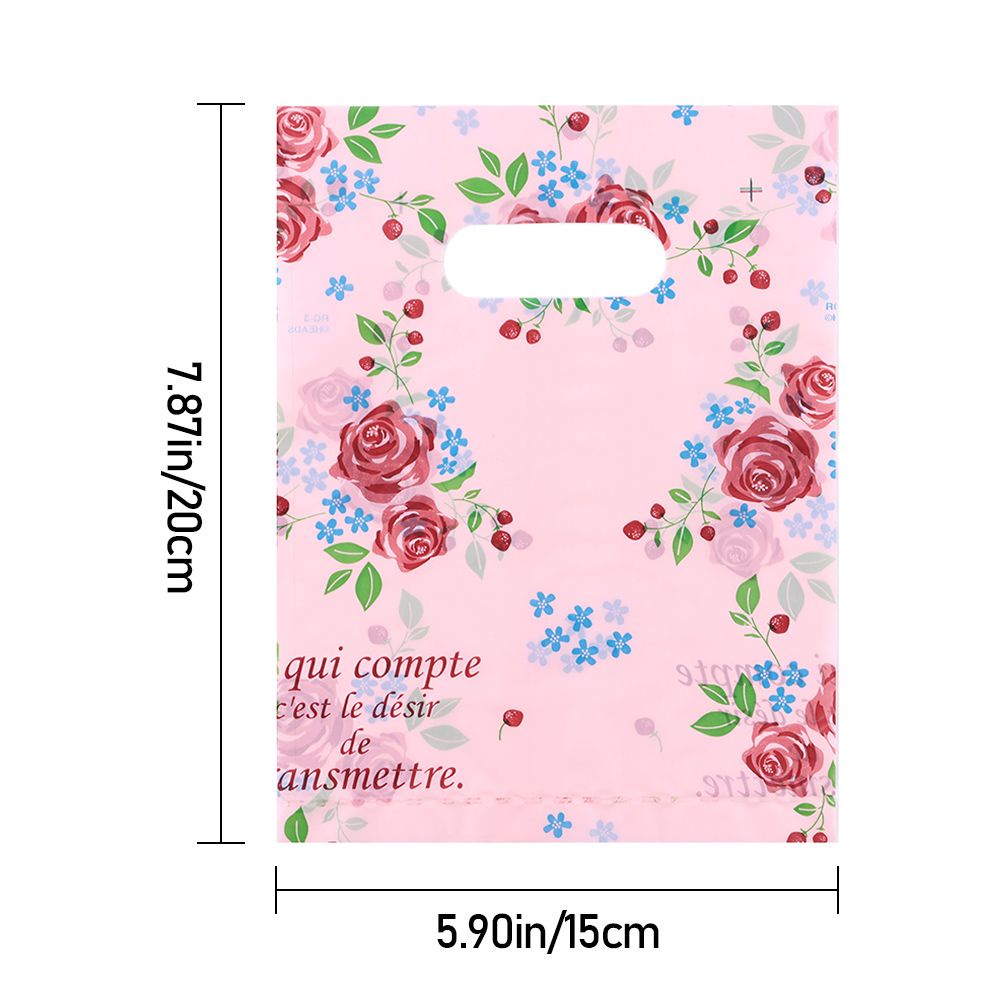 Bộ 50 Túi Nhựa Đựng Bánh Kẹo Trang Sức Cỡ Nhỏ 15cmx20cm Tiện Dụng