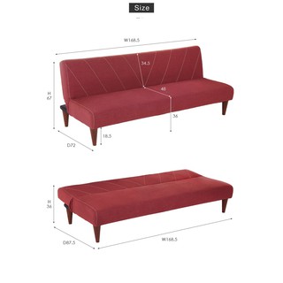 Sofa giường đa năng BNS2002-Đỏ (Sofa Bed)