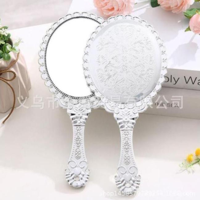 Gương công chúa cầm tay mini ( Màu giao ngẫu nhiên )