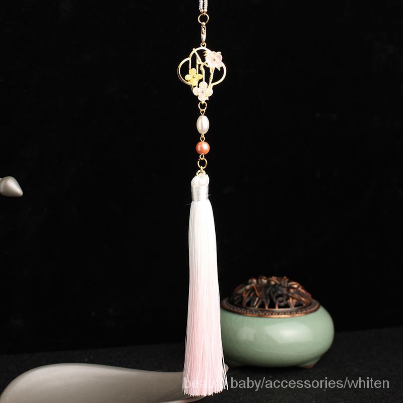 Phụ kiện treo trang trí phối hình hoa sen phong cách Trung Hoa cổ điển