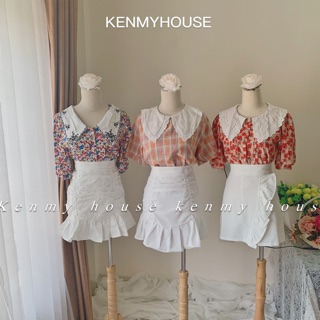 Áo sơ mi kiểu cổ perter pan xinh xắn ❤️[ HÌNH THẬT ]