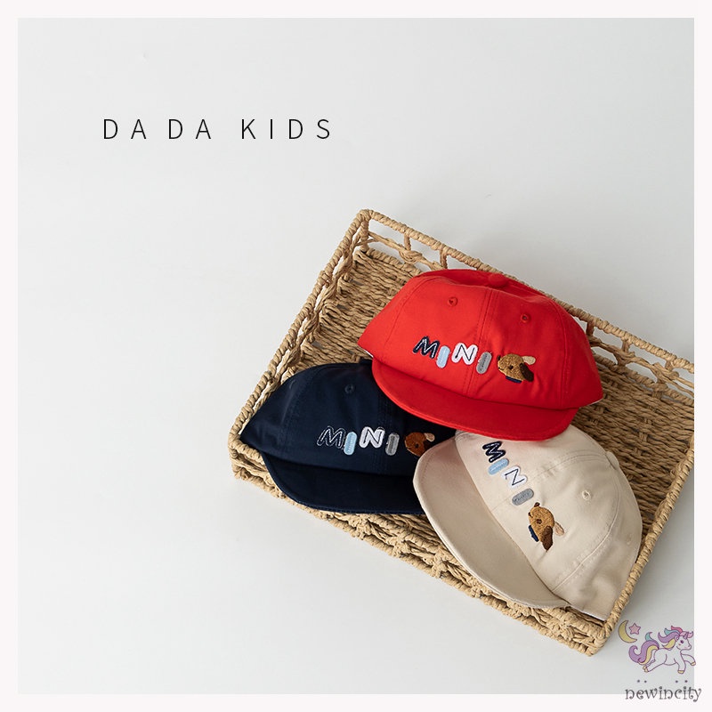 Mũ In Họa Tiết Hoạt Hình Phong Cách Hàn Quốc Cho Bé