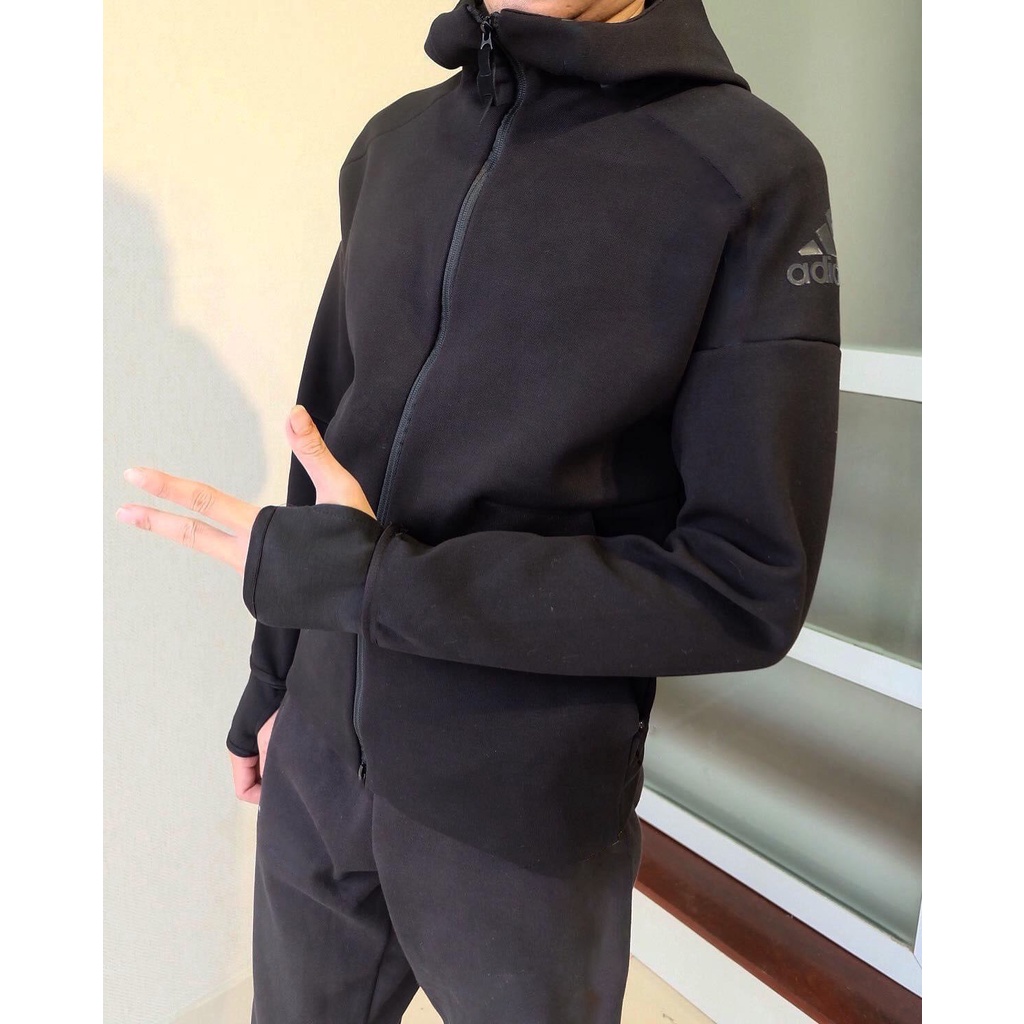 Bộ Áo Khoác Hoodie ZNE Chất Nỉ Cotton 100%