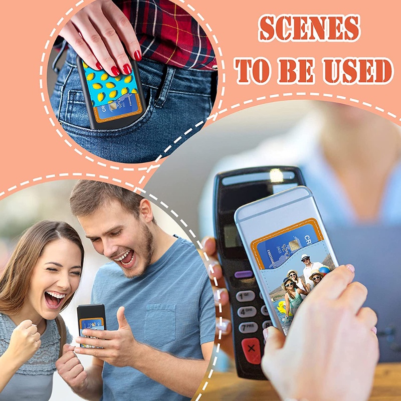 Bao Da Máy Tính Bảng DIY Có Ngăn Đựng Thẻ Cho Iph-one An-droid All Smartph