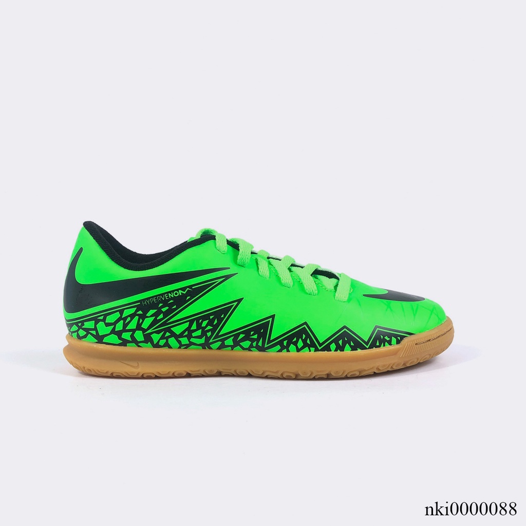Giày Đá Bóng Nữ NIKE JR HYPERVENOM PHADE II IC 749911-307, Giày Bóng Đá Đá Banh Màu Xanh - HODU Sport