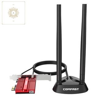 Thẻ Mạng Wifi 6 + Bt5.0 802.11ax Comfast Ax200 Plus 3000mbps 2.4g + 5.8ghz