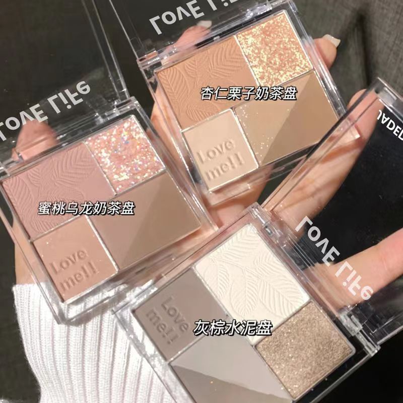 Bảng Phấn Mắt 5 Sắc Tố Ngọc Bích Tông Nâu &amp; Nâu Đậm Sắc Tố Trang Điểm Lâu Trôi Không Tì Vết