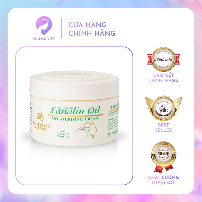 Kem dưỡng nhau thai cừu Lanolin Oil with Vitamin E