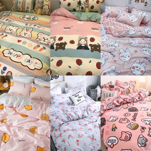 Set ga giường bedding 4 món đủ kích cỡ 1m2 1m5 1m8 2m 2 | BigBuy360 - bigbuy360.vn