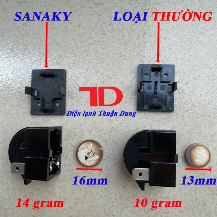 Rờ le tủ lạnh 1 chân hàng hãng