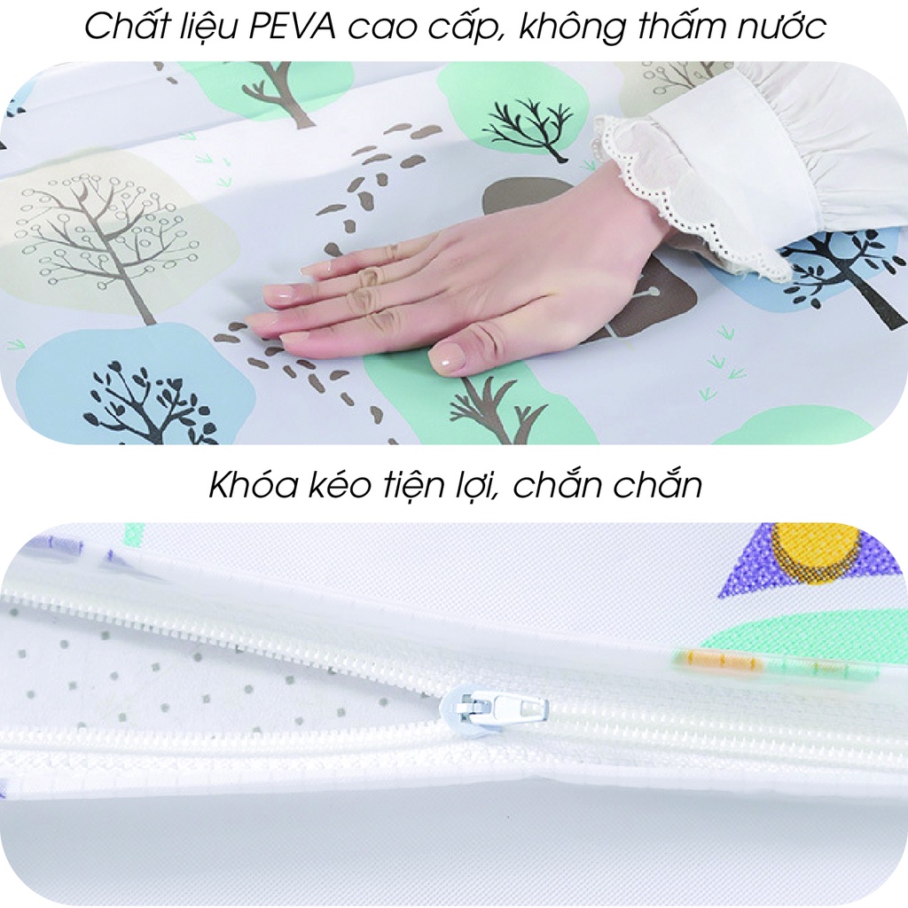 Bọc máy giặt 5kg 7kg 9kg 10kg 12kg khách được chọn mẫu chất liệu PEVA cao cấp dày dặn chống thấm