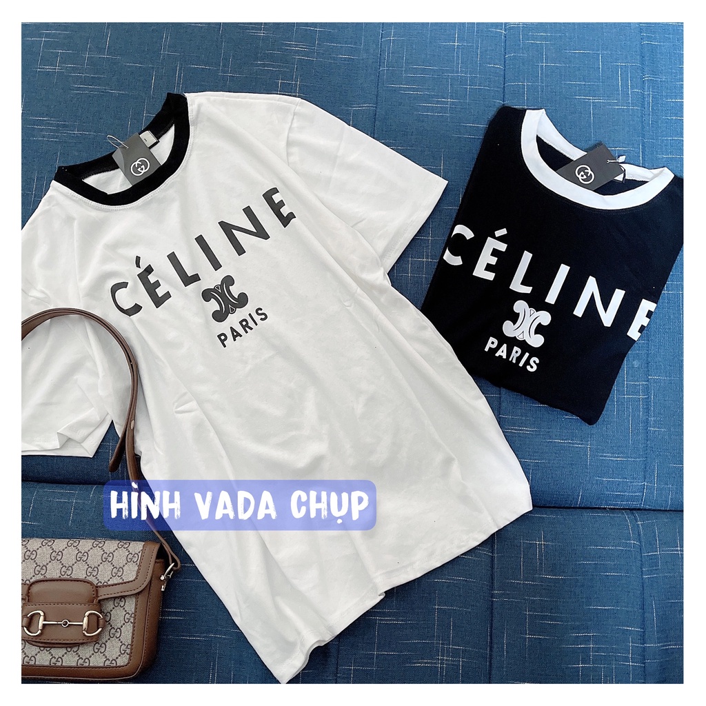 Áo thun nữ form rộng, cổ tròn chất cotton in chữ đơn giản phối đồ siêu xinh  - Thời trang VADA AT23