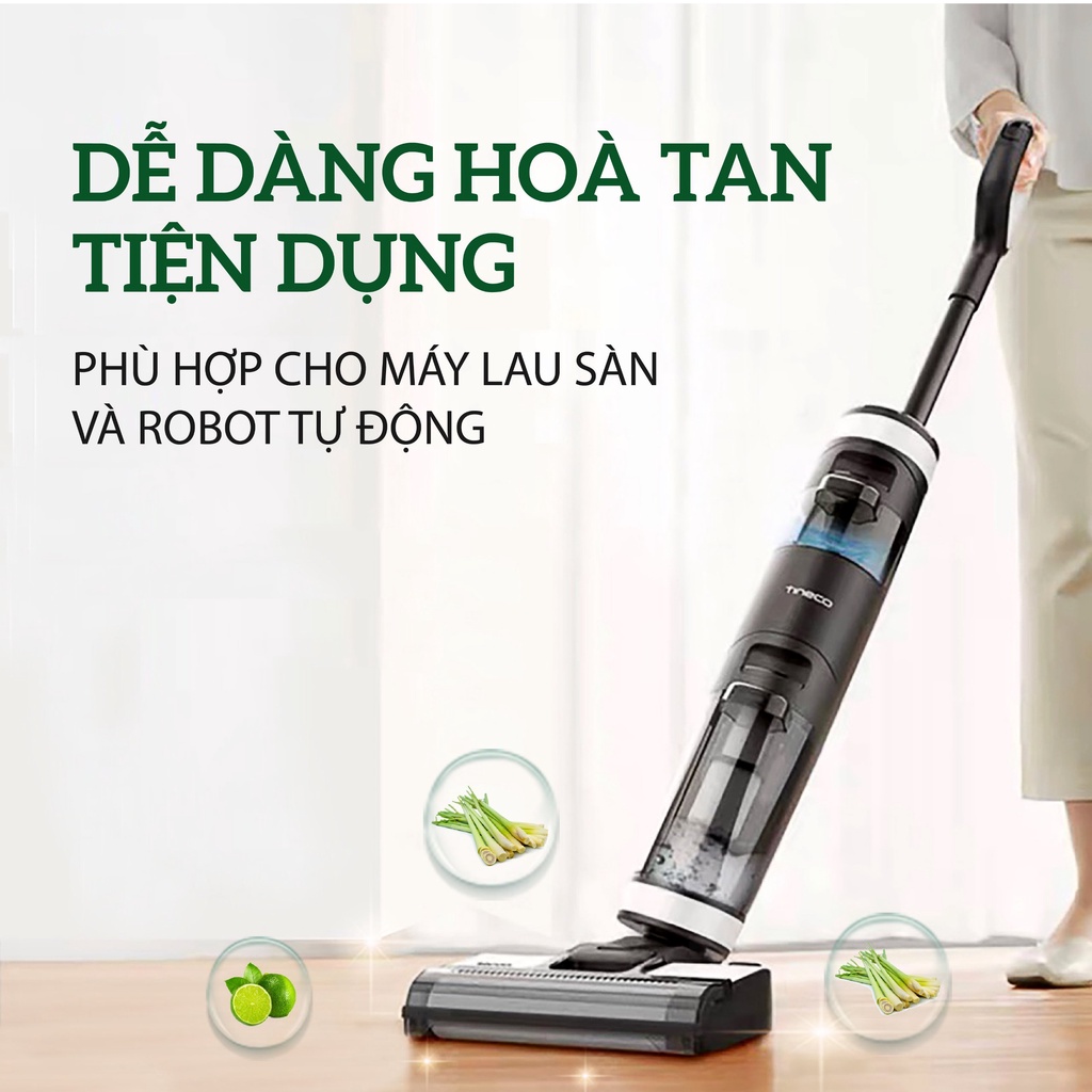 Nước Lau Sàn KAROMA Kháng Khuẩn, Đuổi Muỗi Tinh Dầu Sả Chanh & Nano Bạc 5 lit (Can)