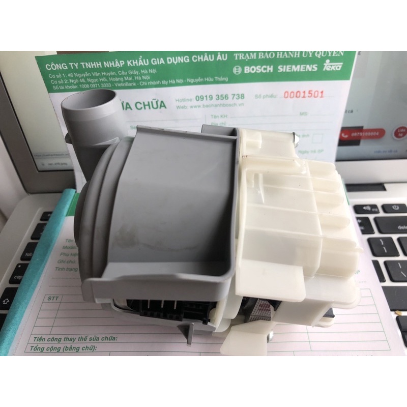 bơm nhiệt máy rửa bát bosch