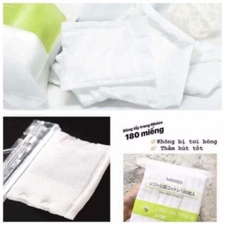 Bông miniso Nhật 180 miếng - Mualabay