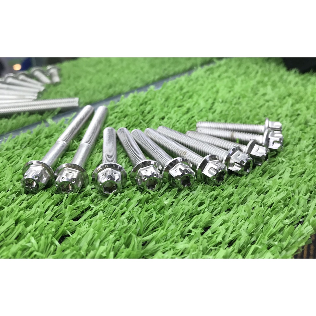 Ốc Salaya inox 304 6li trụ đủ size cho mọi dòng xe