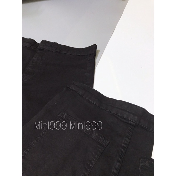 Quần sooc jeans  co dãn 4 chiều , lưng cao , chất bò mềm