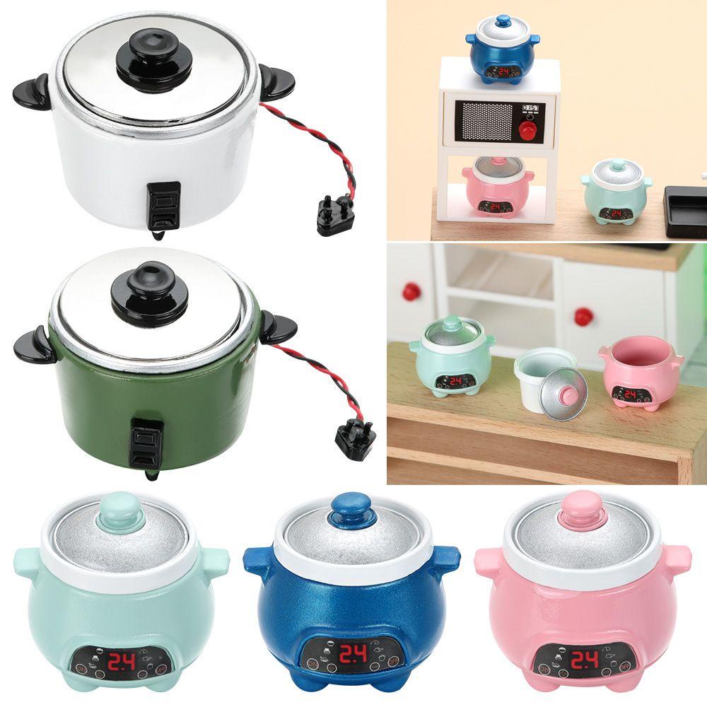 Mô Hình Nồi Cơm Trang Trí Nhà Búp Bê BKD Tỉ Lệ 1: 12
