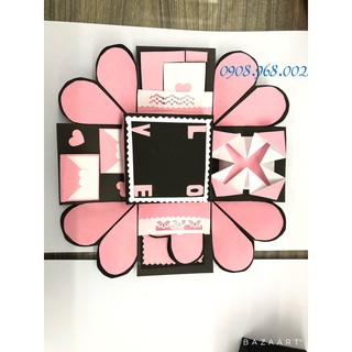 ( Free in hình) Hộp quà Lovebox mini