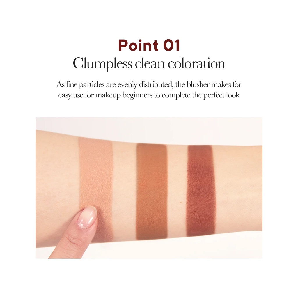 Phấn má hồng dạng nén Merzy The Heritage Blusher