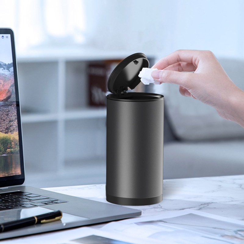 Hộp Đựng Khăn Giấy / Vật Dụng Đa Năng Có Nắp Mở Cho Xe Hơi