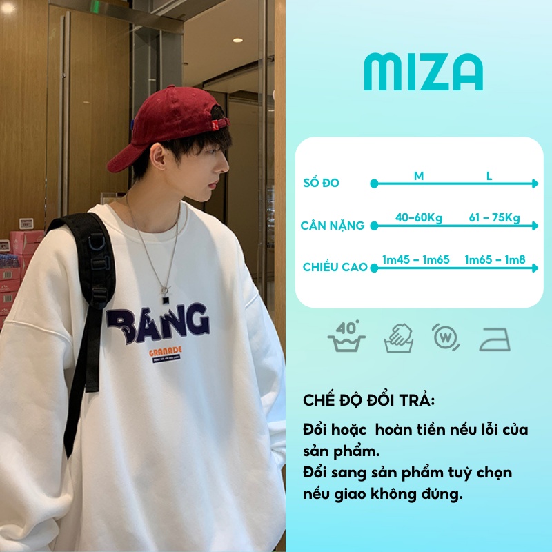 Áo khoác sweater nam nữ unisex form rộng đôi nỉ ngoại local brand đẹp cặp đôi ulzzang hàn quốc oversize dày mịn zip BANG