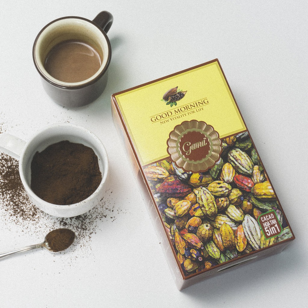 Ca Cao GAMA 5in1 324gr - Nguyên chất  100% - TOP cacao bán chạy nhất