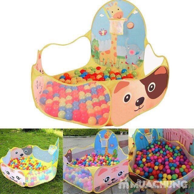 Bộ nhà banh cho bé gồm nhà và trái banh