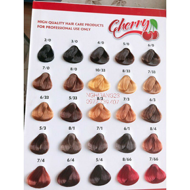 Thuốc nhuộm tóc Cherry gấp đôi dưỡng chất Collagen&Keratin. | BigBuy360 - bigbuy360.vn