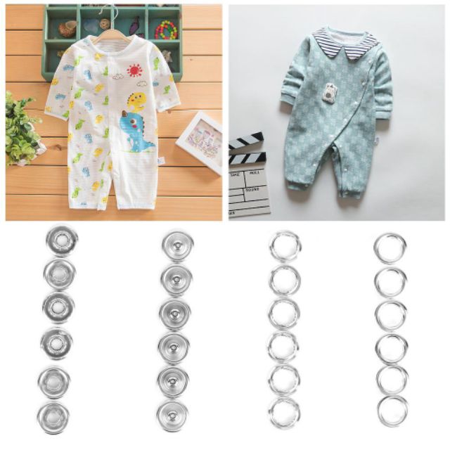 Kìm bấm cúc vành và 100 cúc vành màu