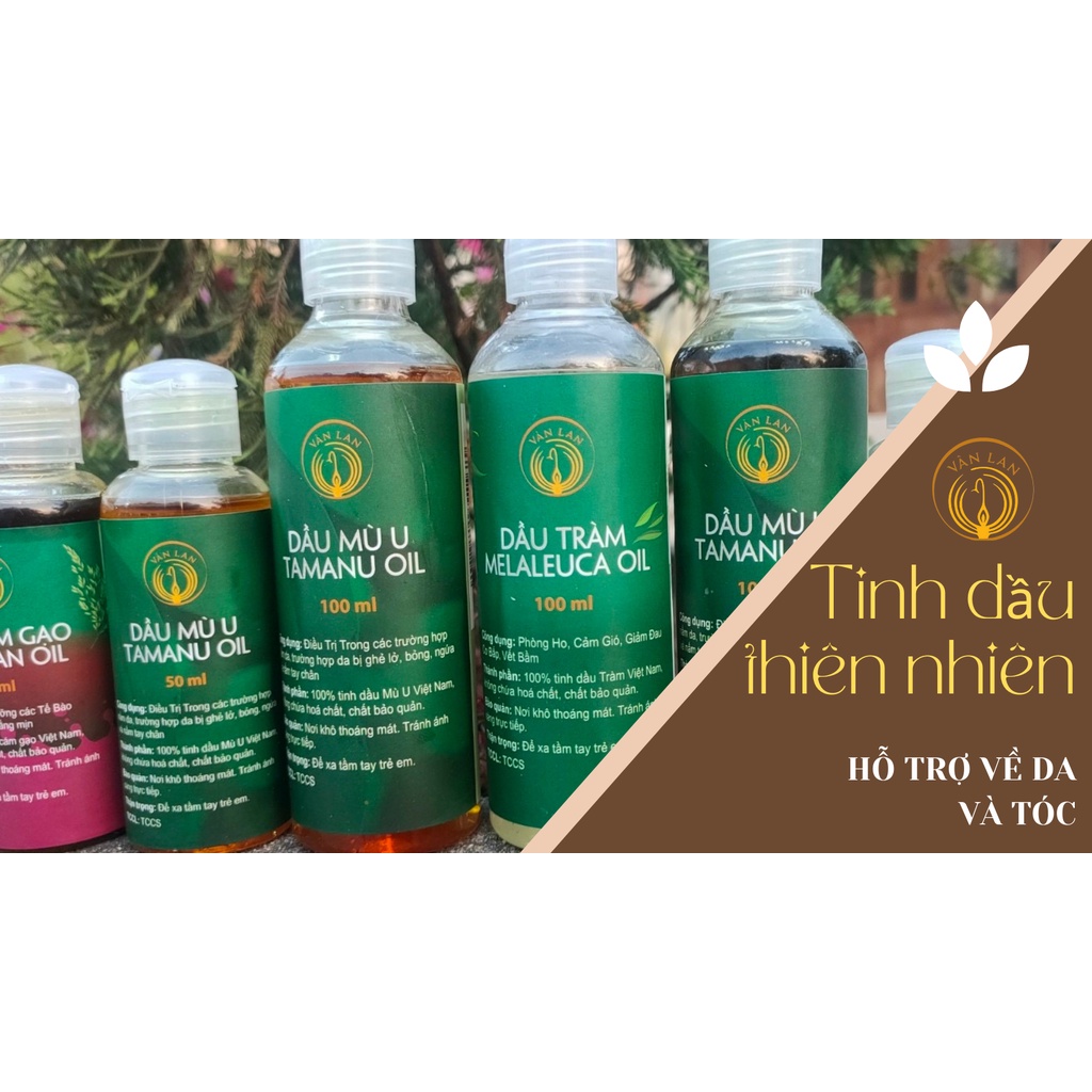 Tinh Dầu Mù U tamanu oil (tinh chế) 100% từ thiên nhiên: làm mờ sẹo, thâm, muỗi đốt, ngứa, bỏng,….