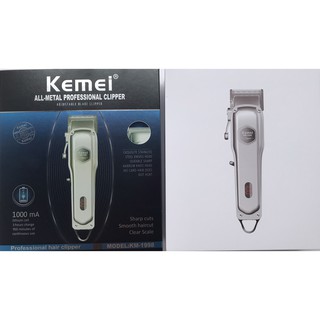 Tông đơ cắt tóc Kemei KM1998 màu bạc