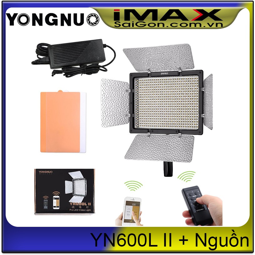 COMBO ĐÈN LED YONGNUO YN600L PRO+ ADAPTER