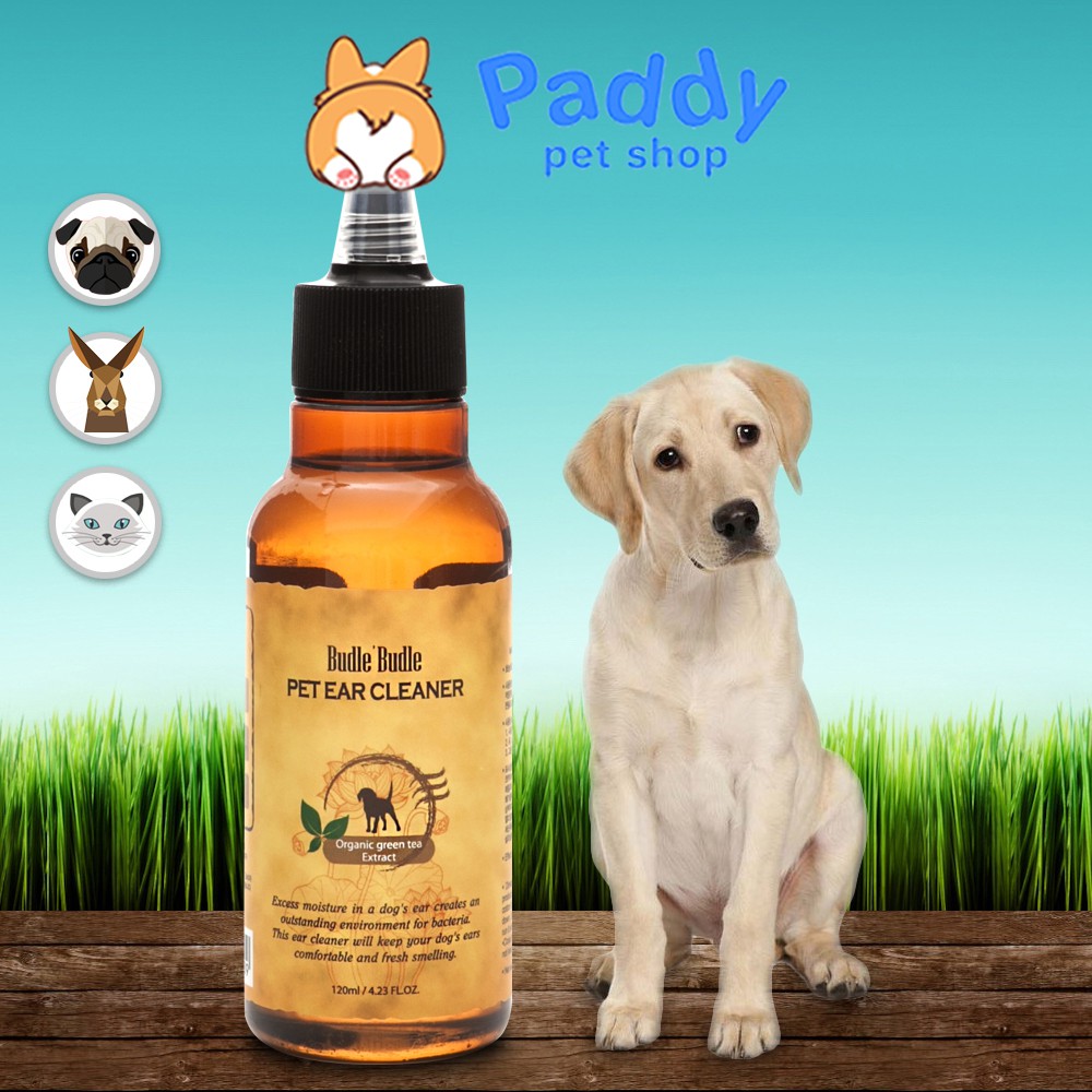 Dung Dịch Budle Vệ Sinh Tai Chó (120ml)