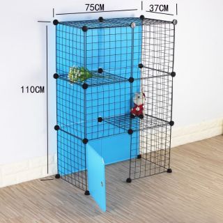 CHUỒNG MÈO LẮP GHÉP 3 TẦNG KIỂU DÁNG HIỆN ĐẠI TIẾT KIỆM KHÔNG GIAN