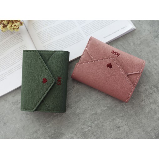 VÍ NỮ CẦM TAY FROM KOREA TRÁI TIM LOVE V238 HOT TREND 2019 | BigBuy360 - bigbuy360.vn